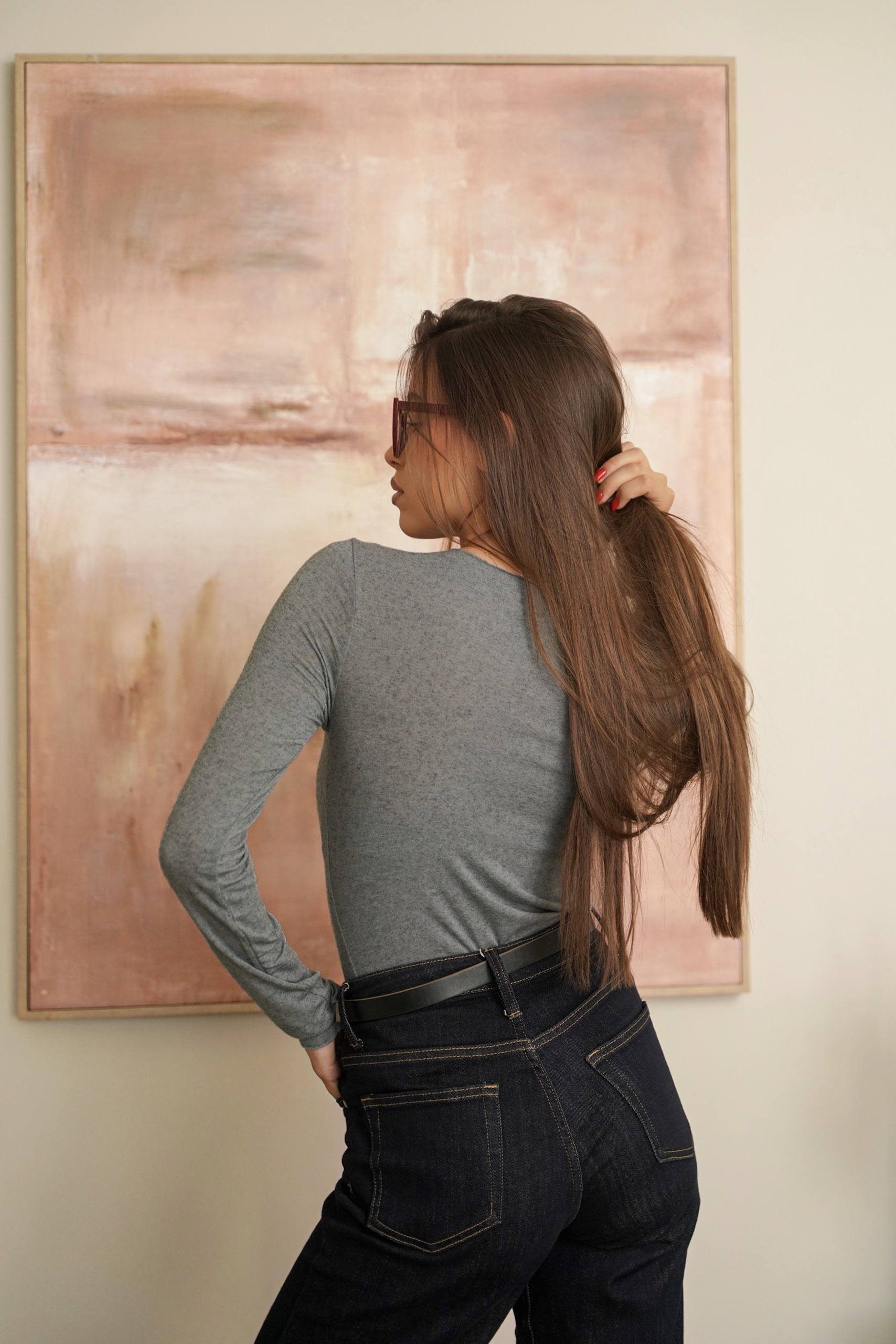  Блуза с кашмир GRAY CASHMERE