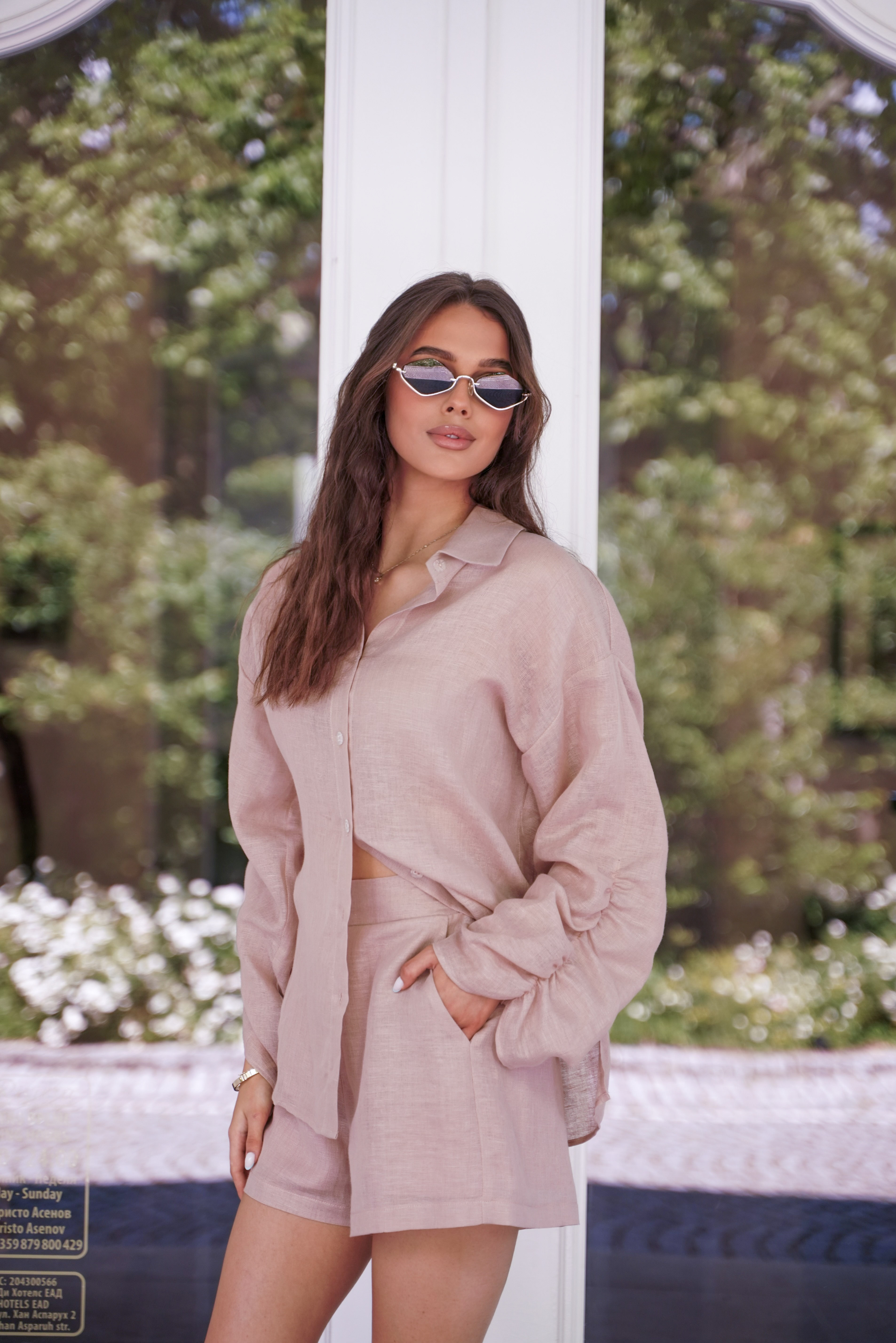 Ленена риза LINO DI ROSA